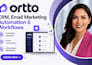 set up ortto CRM email marketing automation and workflows